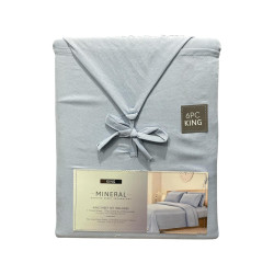 Set Sabanas Lisas 6Pc King 4Home (Esk46255Tjx)