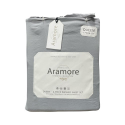 Set Sabanas Lisas 6Pcs Queen  4Home  (Esq34370Pa)