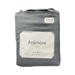 Set Sabanas Lisas 6Pcs Queen 4Home  (Esq37063Pa)