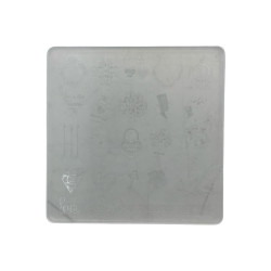 PLACA PLASTICA SELLO UÑAS EVOK(NL-H26929-S104)