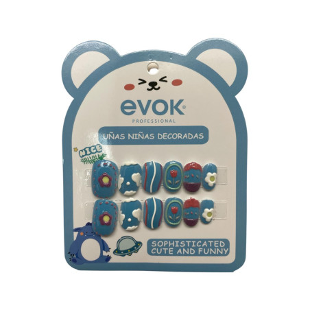 UÑAS NIÑAS DECORADAS EVOK (NL-2426544-711)