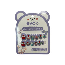 UÑAS NIÑAS DECORADAS EVOK (NL-2426544-711)