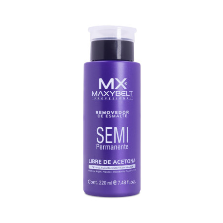 REMOVEDOR ESMALTE SEMI LIBRE DE ACETONA 200ML MAXY (8034166)