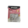 TIPS UÑAS CRISTAL REDONDA 24PCS EVOK (EV-MJE-24RD)