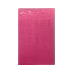 PLACA PLASTICA SELLOS UÑAS EVOK(NL-H26929-XY-K)