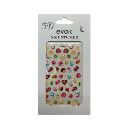STICKER UÑAS SURTIDO EVOK (ZY-2398-43)