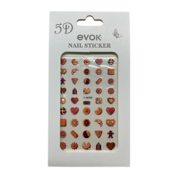 STICKER UÑAS SURTIDO EVOK (ZY-2398-43)