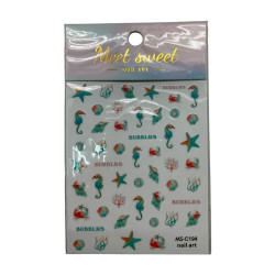 STICKER UÑAS SURTIDO EVOK (ZY-2398-6)