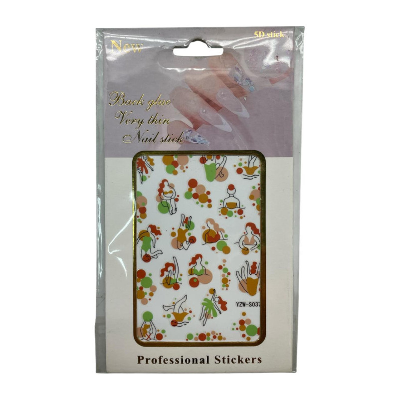 STICKER UÑA FIGURA EVOK(NLST-2203)