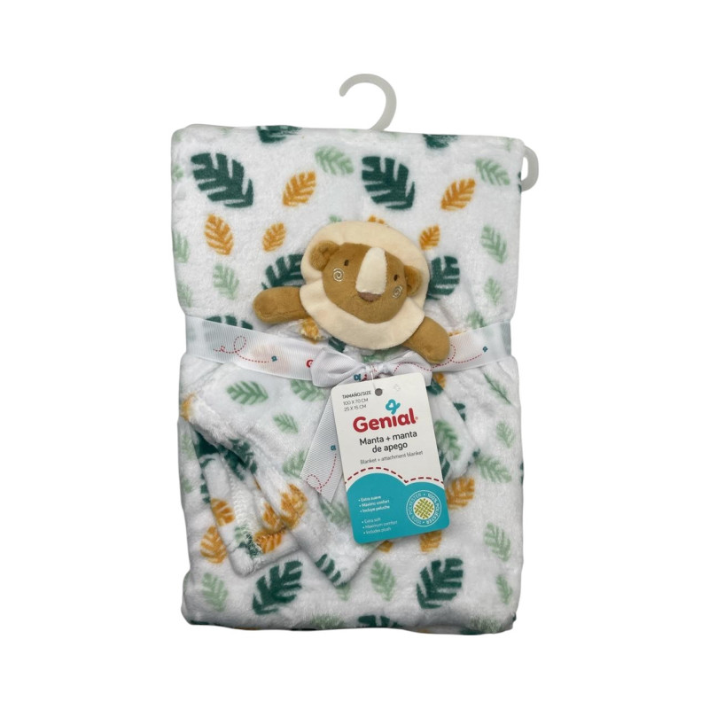 Cobija Bebe C/Peluche Std Diseños Genial (Gn-Yt202209)