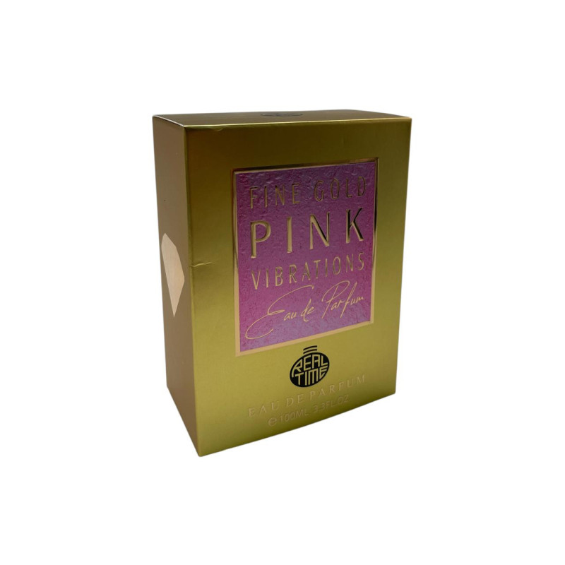 PERFUME MUJER FINE GOLD PINK VIBRATION 100M REAL TIME