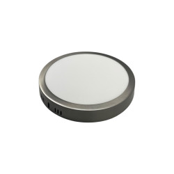 Lampara Led Angel Ligth Sobre Poner Acero (A105-Pb002R-18W-N