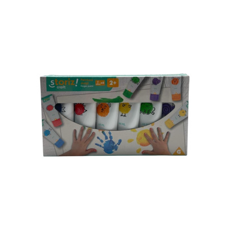 PINTURA DEDOS PPOINTER 6CLCRS (WCT-22123)