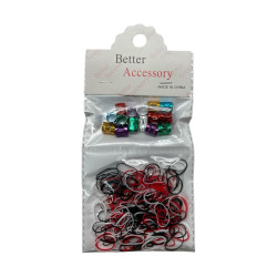 ACCESORIOS TRENZA CABELLO LIGAS  EVOK (HC-233159-5)