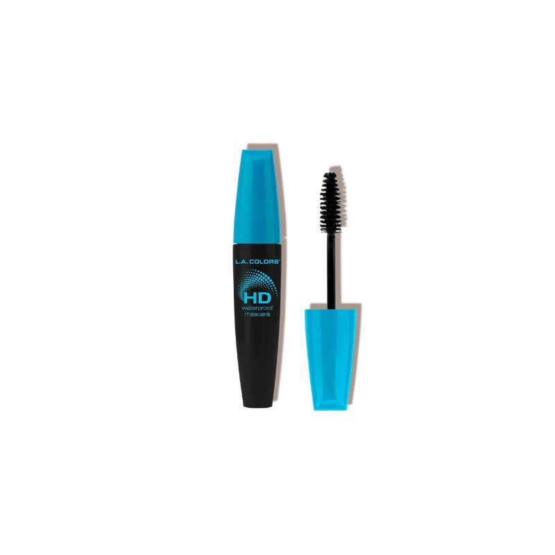 MASCARA HD CONTRA AGUA VERY BLACK L.A COLORS (CMS522)
