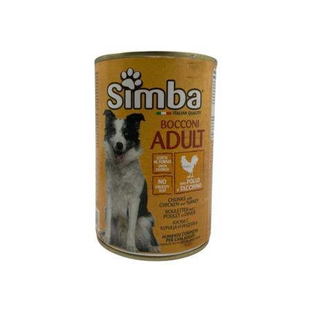 Simba Lata Perro 415G Pollo Y Pavo (9027)