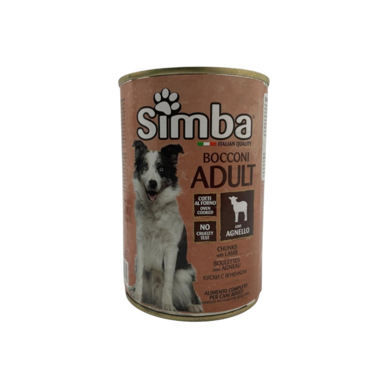 Simba Lata Perro 415G Cordero (9164)