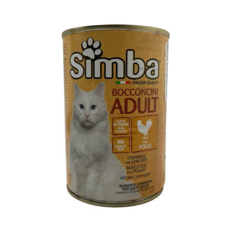 Simba Lata Gato 415G Pollo (9072)