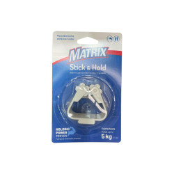 Soporte Adhesivo Escoba Trapeador Matrix (Mt-Bg2604)