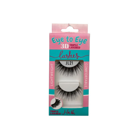 PESTAÑAS J-LASH EYE TO EYE  3D TRIPLE JL21(E2E-JL21)