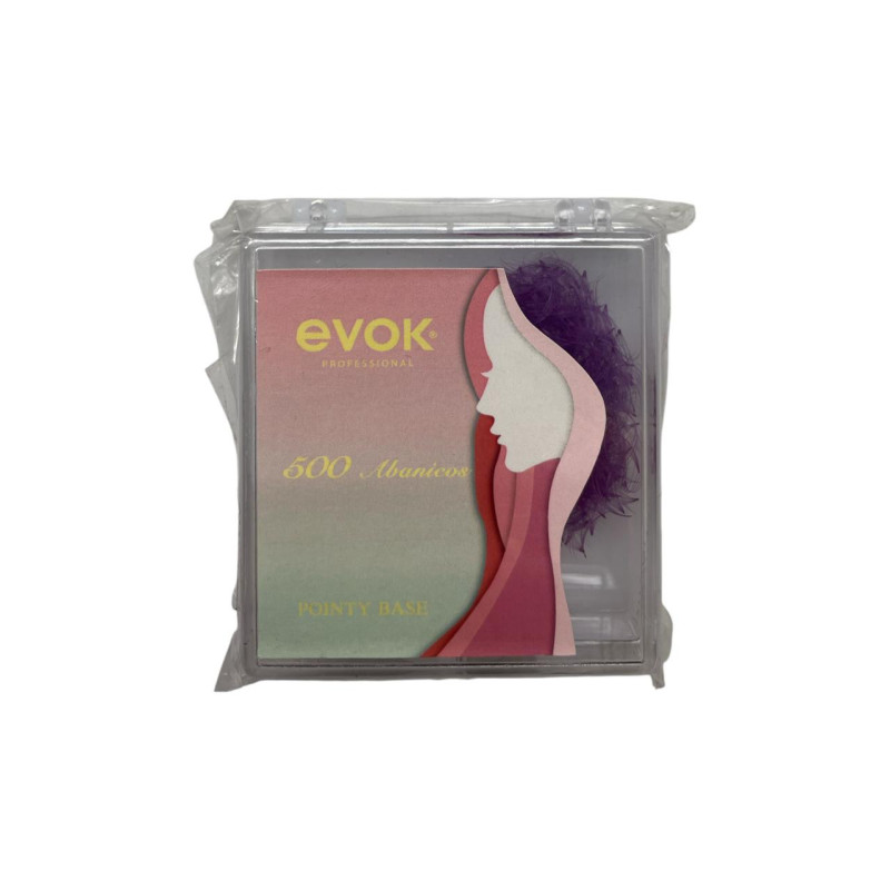 PESTAÑA EVOK ABANICOS 500 PCS CLRS(CM-22YY-7)