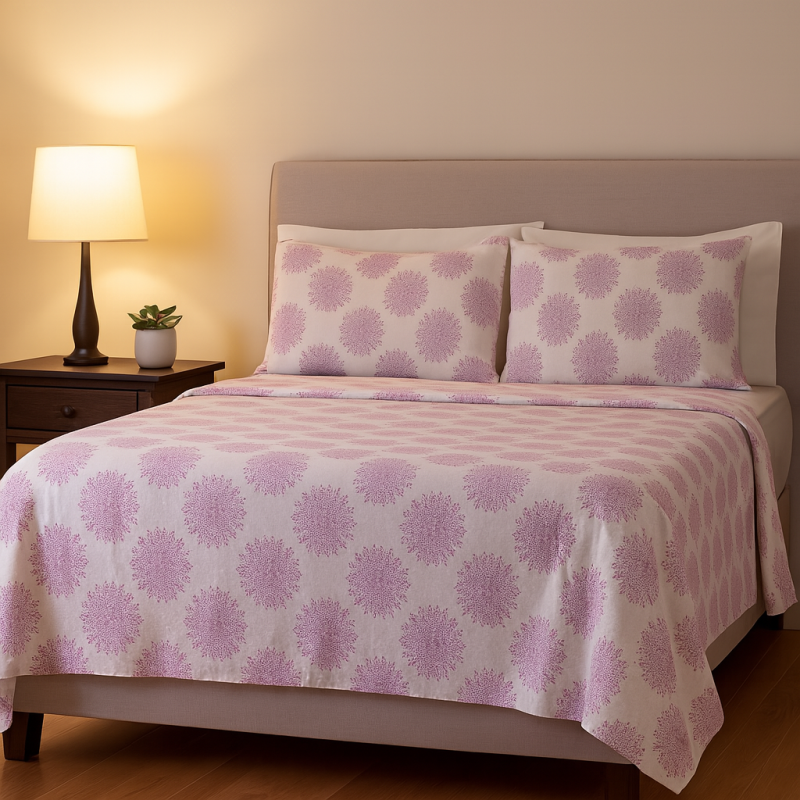 Set Sabanas 4Pcs Estampado Twin  4Home (Est38717)