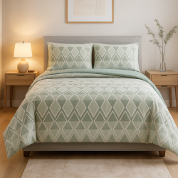 Set Sabana 4Pc Estampado 4Home Queen (Esq47117)
