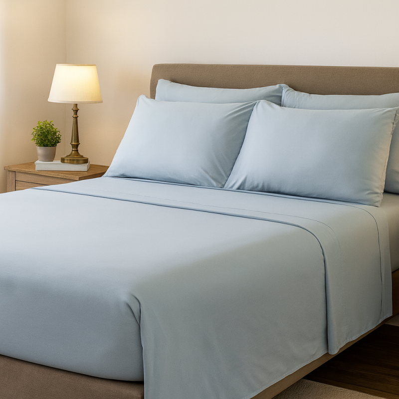 Set Sabanas Lisas 6Pcs King  4Home (Esk45895Pa)