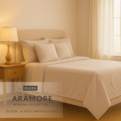 Set Sabanas Lisas 6Pcs Queen 4Home  (Esq34373Pa)
