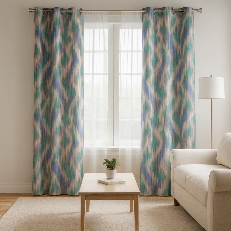 Cortina 4 Home 55X107 Teal  (Wpsg48292Fba)