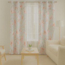 Cortina 4Home 1X55X90 Estampada Blackout (Wpsg45808Fbb)