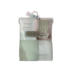 Set Cortina Baño 14 Pcs 70X72 4Home  (Scs46992)