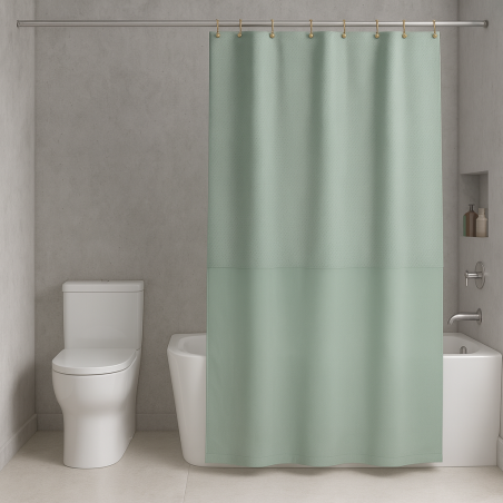 Set Cortina Baño 14 Pcs 70X72 4Home  (Scs46992)