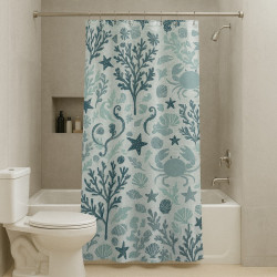 Cortina Baño C/Aros 180X180Cm Paula (7453108032689)