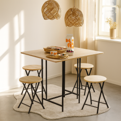 Juego de Comedor Plegable Trends. Optimiza tu Espacio