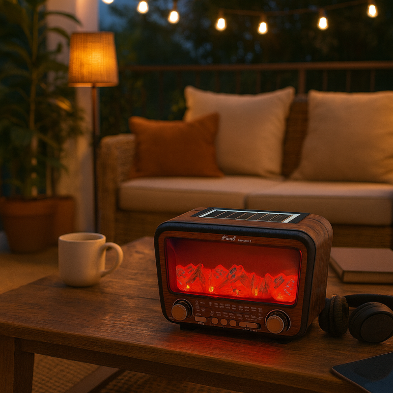 Parlante Figura Radio Bluetooth Columbus (Fp-2393-5)