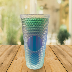 Vaso 4Home Pajilla 680Ml Tornasol Durian(Xs-213)