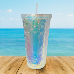 Vaso 4Home Pajilla 750Ml Laser Durian(Xs-215)