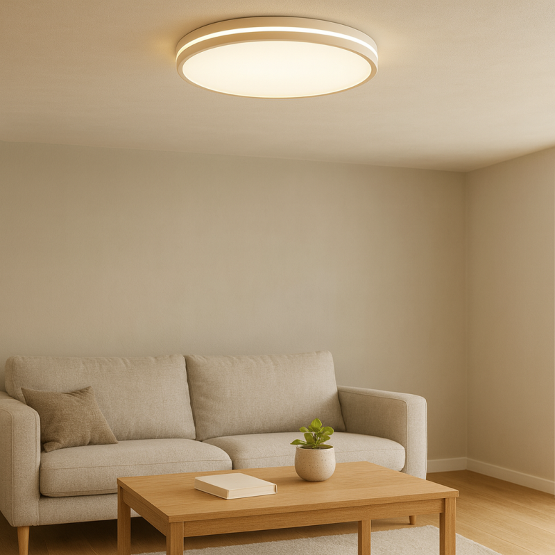 Lampara Techo Cilindrica 3Cct 50Cm 48W  4Home(A414L-Mfcl28) Lampara Techo Cilindrica 3Cct 50Cm 48W  4Home(A414L-Mfcl28)