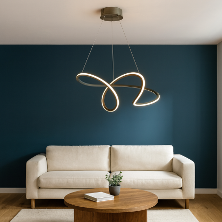 Lampara Colg Aspiral Doraa 92W 3Cct (A414L-Mfcl46)