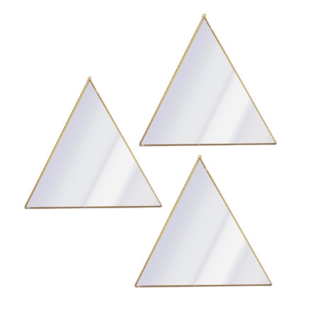 Set Espejos Triagulos 25 X 22.5 Cm (Bhb-99-Sjx3)