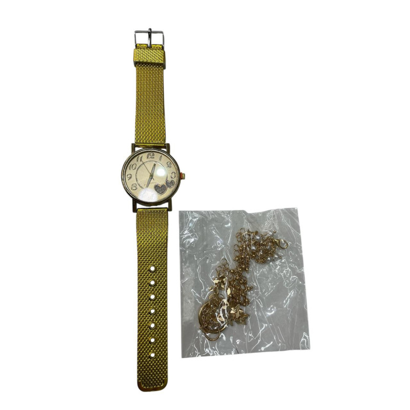 SET RELOJ PULSERA FIERENZE (XR4886-GO)