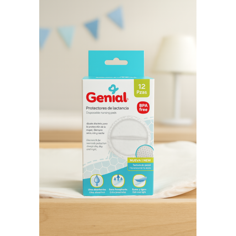 Protector Lactancia 12 Und Genial (Gn-Bp-41001)