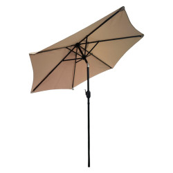 Sombrilla Everest 2.3M Rotacion Luz Led (Sm-2307-2)