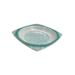 Plato Hondo Living 4Home Cuadrado Melamina 21Cm(M-Fzp-8808-B