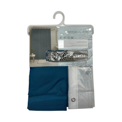 CORTINA BAÑO 14 PCS 4HOME(SCS46959)