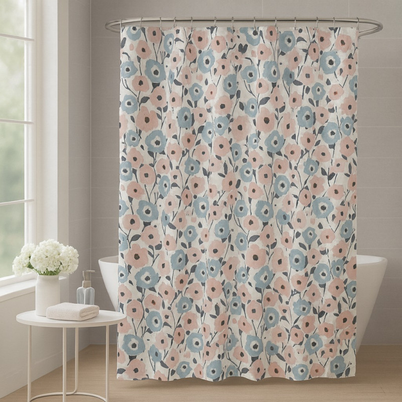 CORTINA BAÑO 14 PCS 4HOME(SCS49476)