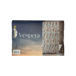 CORTINA BAÑO 14 PCS 4HOME