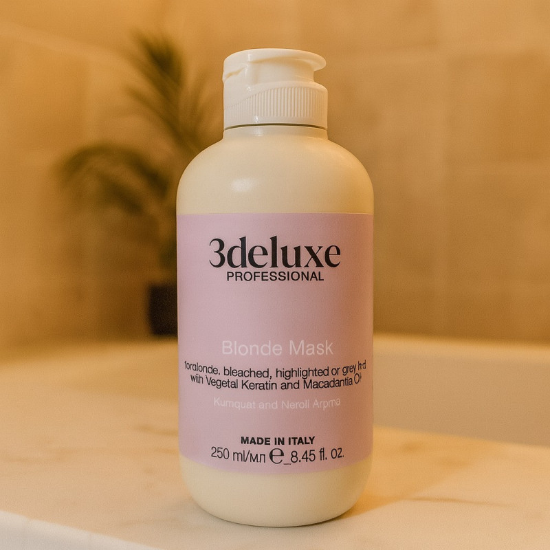 Shampoo Blonde 3Deluxe 250ml | Protección y Brillo para Cabellos Rubios