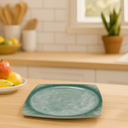 Plato 4Home Living Cuadrado Melamina 21Cm(M-Fzp-8811-Js)